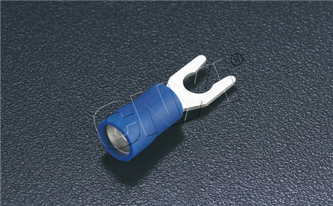 <b>Double crimping type lock fork pre-insulated end  HLSD serie</b>